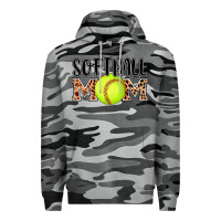 Slate Camo softball mom Premium Hoodie - AdoDesignShop