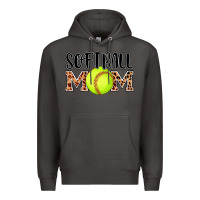 Smoke softball mom Premium Hoodie - AdoDesignShop