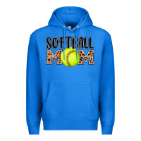 True Royal softball mom Premium Hoodie - AdoDesignShop