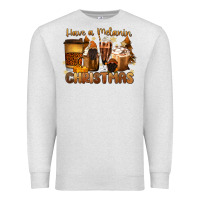 Oatmeal Heather have a melanin christmas coffee cups Premium Sweatshirt - MaliasSmallBusiness