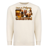 Sandshell have a melanin christmas coffee cups Premium Sweatshirt - MaliasSmallBusiness