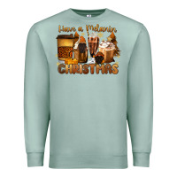 Seafoam have a melanin christmas coffee cups Premium Sweatshirt - MaliasSmallBusiness