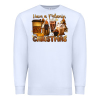 White have a melanin christmas coffee cups Premium Sweatshirt - MaliasSmallBusiness