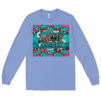 Colony Blue armed forces day love my soldier Long Sleeve Tee - Artiststas