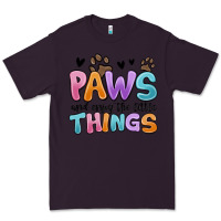 Plum paws and enjoy the little things Premium Tee - MaliasSmallBusiness