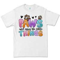 White paws and enjoy the little things Premium Tee - MaliasSmallBusiness