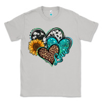 Moon Dust turquoise sunflower hearts Classic Tee - Jasminsmagicworld