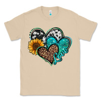 Mushroom turquoise sunflower hearts Classic Tee - Jasminsmagicworld