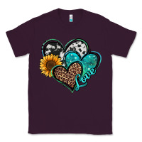 Plum turquoise sunflower hearts Classic Tee - Jasminsmagicworld