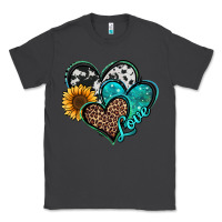 Smoke turquoise sunflower hearts Classic Tee - Jasminsmagicworld