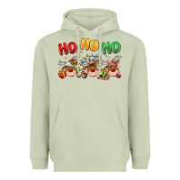 Matcha ho ho ho reindeer Heavyweight Hoodie - MaliasSmallBusiness