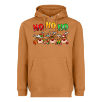 Meerkat ho ho ho reindeer Heavyweight Hoodie - MaliasSmallBusiness
