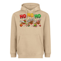 Mushroom ho ho ho reindeer Heavyweight Hoodie - MaliasSmallBusiness