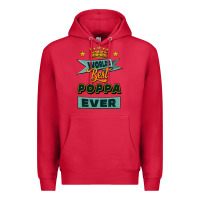 Cardinal world's best poppa ever Premium Hoodie - Jasminsmagicworld