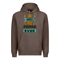 Coffee world's best poppa ever Premium Hoodie - Jasminsmagicworld