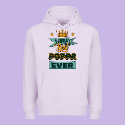 World's Best Poppa Ever Premium Hoodie Designed By Jasminsmagicworld