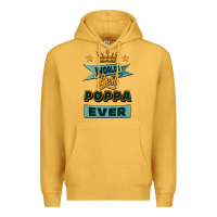 Mustard world's best poppa ever Premium Hoodie - Jasminsmagicworld
