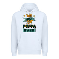 White world's best poppa ever Premium Hoodie - Jasminsmagicworld
