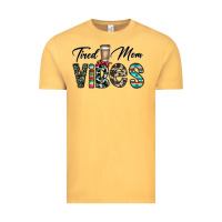 Vintage Mustard tired mom vibes Vintage Tee - CowhideDigitalArt