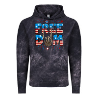 Cloud Black Freedom rock hand Vintage Hoodie - Neo Western