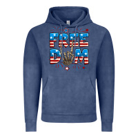 Vintage Denim Freedom rock hand Vintage Hoodie - Neo Western
