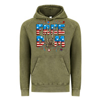 Vintage Olive Freedom rock hand Vintage Hoodie - Neo Western