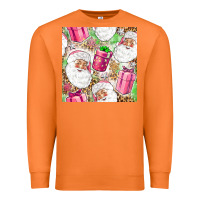 Carrot Pink Christmas Santa Claus and gift box Premium Sweatshirt - NancyCooperArtShop