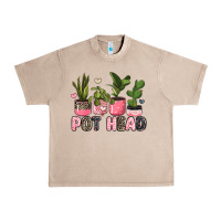 French Oak pot head plants Urban Heavy Tee - JahusDesignShop