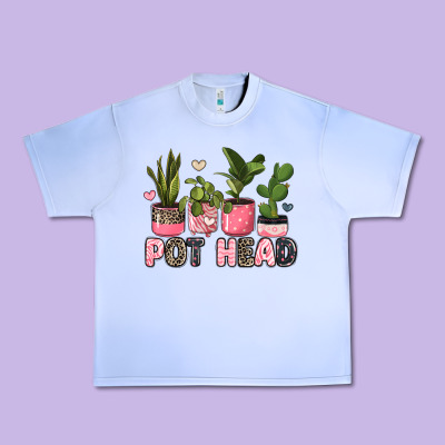 Pot Head Plants Urban Heavy Tee Designed By Jahusdesignshop