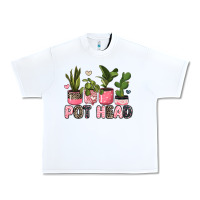 White pot head plants Urban Heavy Tee - JahusDesignShop