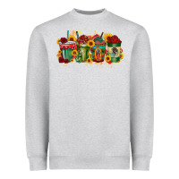 Heather Grey our lady drink Heavyweight Sweatshirt - RacoonDesign