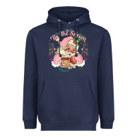 Navy mexican christmas Heavyweight Hoodie - MaliasSmallBusiness