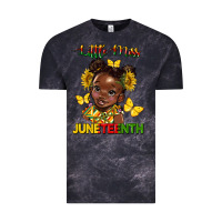 Cloud Black little miss juneteenth Vintage Tee - HRA Design Shop