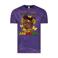 Cloud Purple little miss juneteenth Vintage Tee - HRA Design Shop