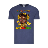 Vintage Denim little miss juneteenth Vintage Tee - HRA Design Shop
