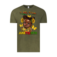 Vintage Olive little miss juneteenth Vintage Tee - HRA Design Shop