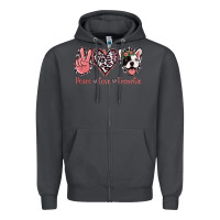 Smoke Peace Love French Bulldog Zipper Hoodie - Jasminsmagicworld