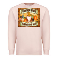 Pale Pink Pumpkin Spice Everything Nice Gnome Premium Sweatshirt - MaliasSmallBusiness