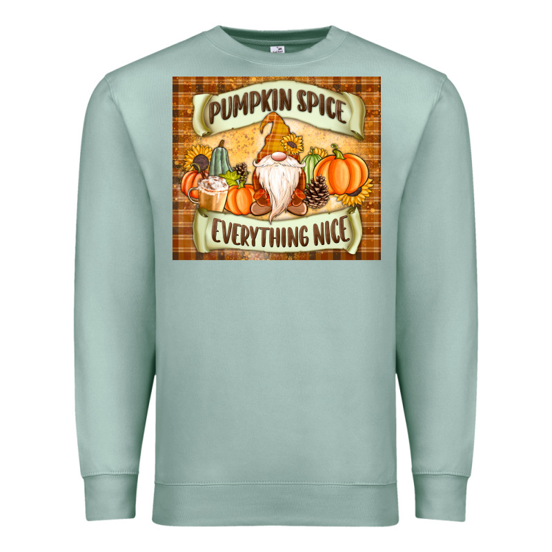 Pumpkin Spice Everything Nice Gnome Premium Sweatshirt by MaliasSmallBusiness | Teevron