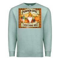 Seafoam Pumpkin Spice Everything Nice Gnome Premium Sweatshirt - MaliasSmallBusiness