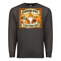 Smoke Pumpkin Spice Everything Nice Gnome Premium Sweatshirt - MaliasSmallBusiness