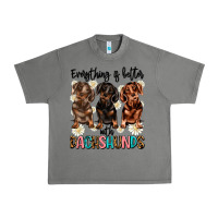 Tornado everything is better with dachshunds Urban Heavy Tee - JahusDesignShop