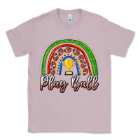 Lilac Play Ball Football Rainbow Classic Tee - CowhideDigitalArt