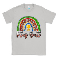 Moon Dust Play Ball Football Rainbow Classic Tee - CowhideDigitalArt