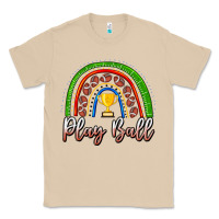 Mushroom Play Ball Football Rainbow Classic Tee - CowhideDigitalArt