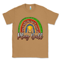 Toasted Coconut Play Ball Football Rainbow Classic Tee - CowhideDigitalArt