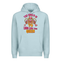 Blue Mist the queen is 70 long live the queen Premium Hoodie - Jasminsmagicworld