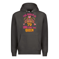 Smoke the queen is 70 long live the queen Premium Hoodie - Jasminsmagicworld