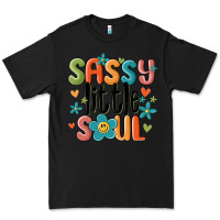 Black sassy little soul smiley Premium Tee - MaliasSmallBusiness