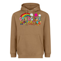 Toasted Coconut childcare life Heavyweight Hoodie - NancyCooperArtShop